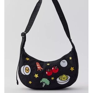 Baggu X Gudetama medium nylon crescent bag